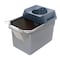 Rubbermaid Commercial 15 qt Steel Gray, Plastic FG619400STL - alternate 2